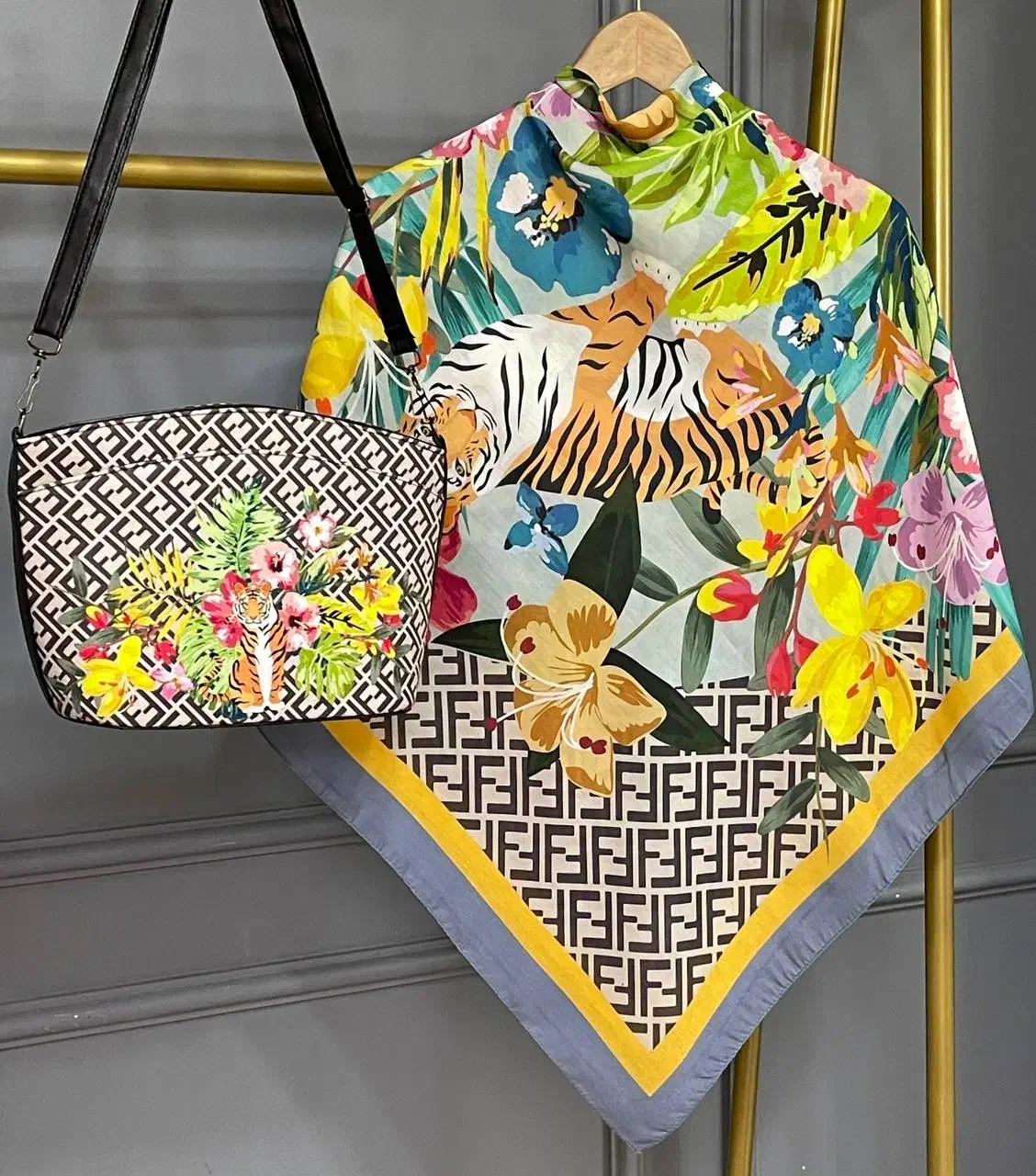 فروش خیلی ویژه ست شال وکیف|لباس|قائمشهر, |دیوار