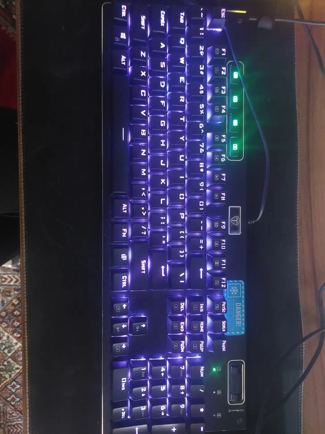 کیبورد گیمینگ t dagger|قطعات و لوازم جانبی رایانه|ساری, |دیوار