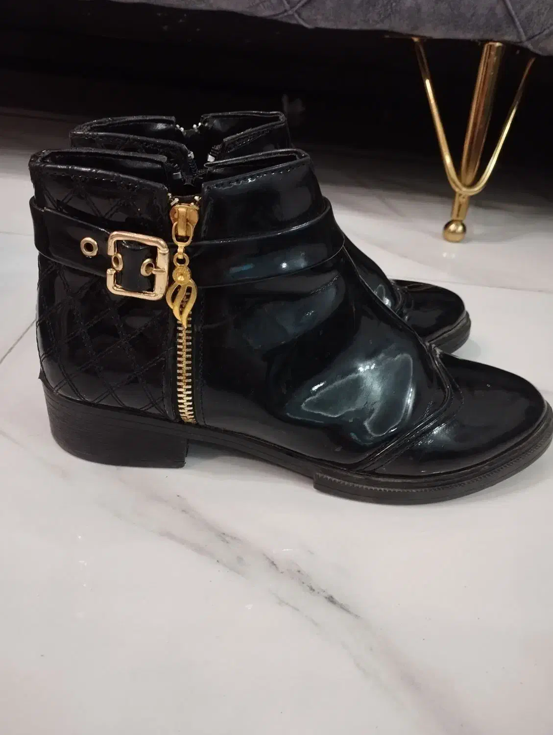 بوت ورنی سایز 38|کیف، کفش، کمربند|تهران, تهرانسر شمالی|دیوار