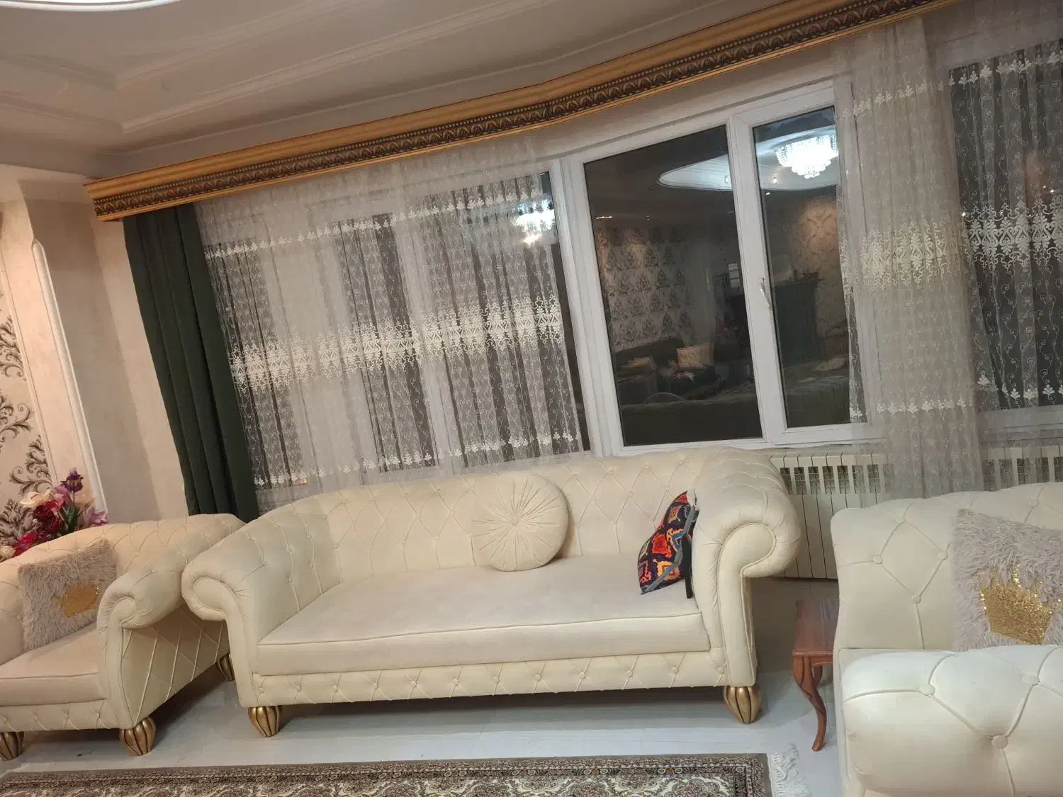 مبلمان چستر و نهارخوری۶ نفره|مبلمان خانگی و میز عسلی|مهاباد (آذربایجان غربی), |دیوار