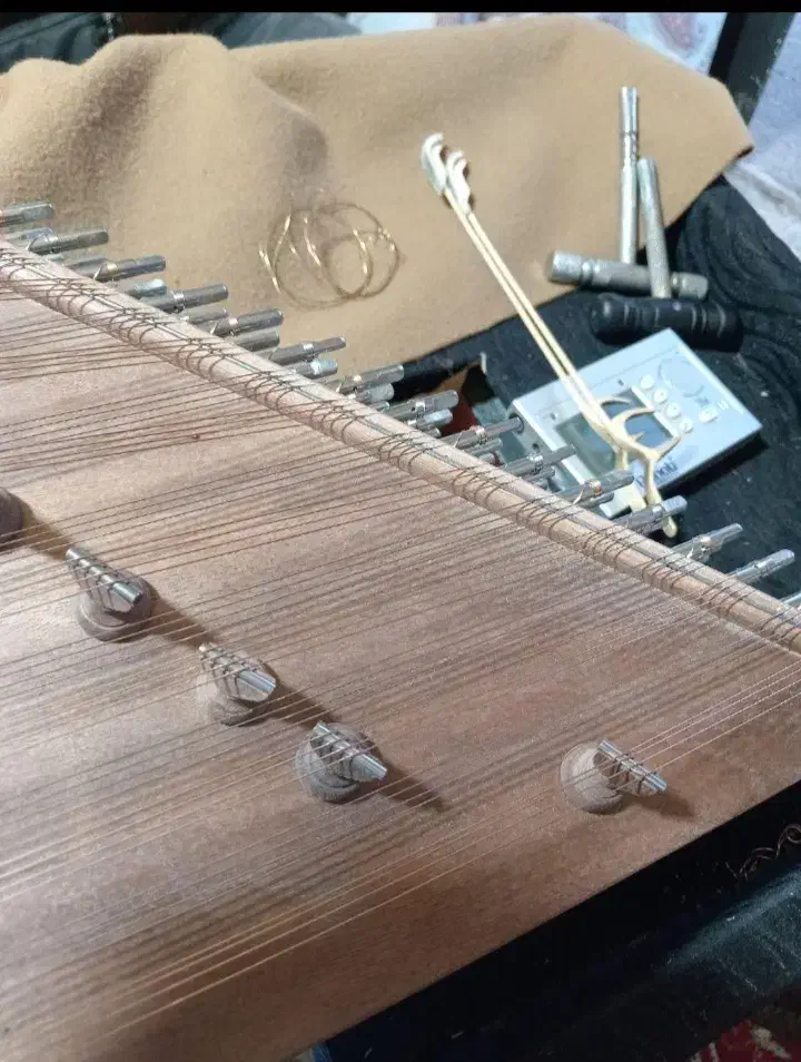 کوک سنتور دقیق|سازهای سنتی|شیراز, میانرود|دیوار