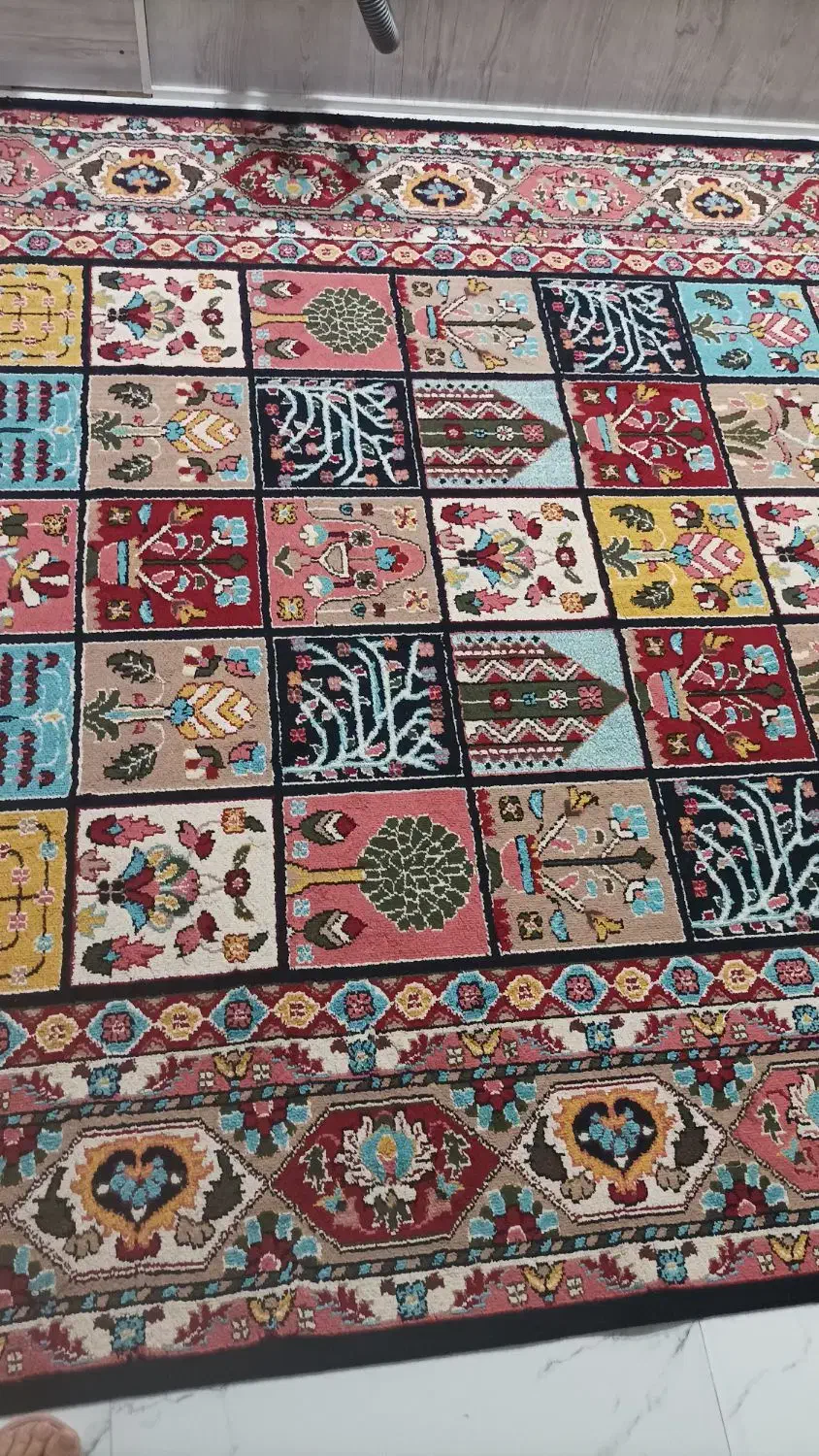 فروش یک تخته گلیم فرش ماشینی در حد نو|گلیم، جاجیم، گبه|صدرا-فارس, فاز ۱|دیوار