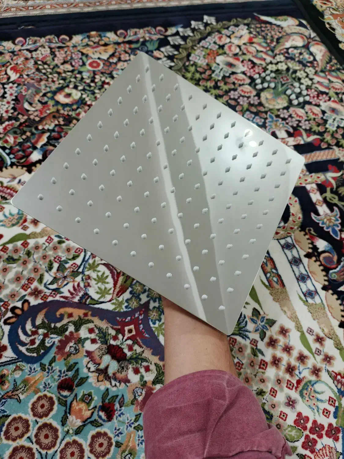 دوش کروم دوکاره هانیس نو|لوازم حمام|مشگین شهر, |دیوار