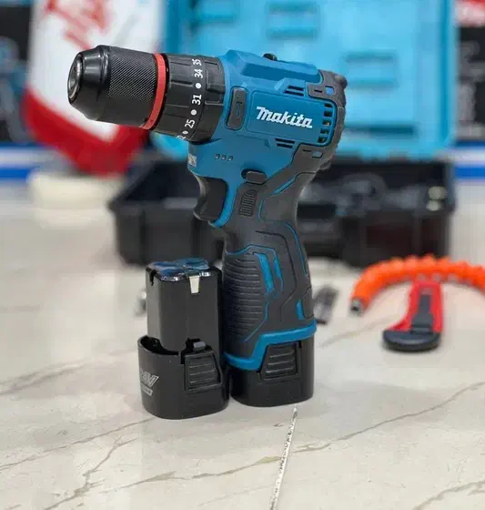 دریل شارژی ۲۴ ولت چکشی براشلس (سه نظام ۱۳) ماکیتا|ابزارآلات|اصفهان, جاوان|دیوار
