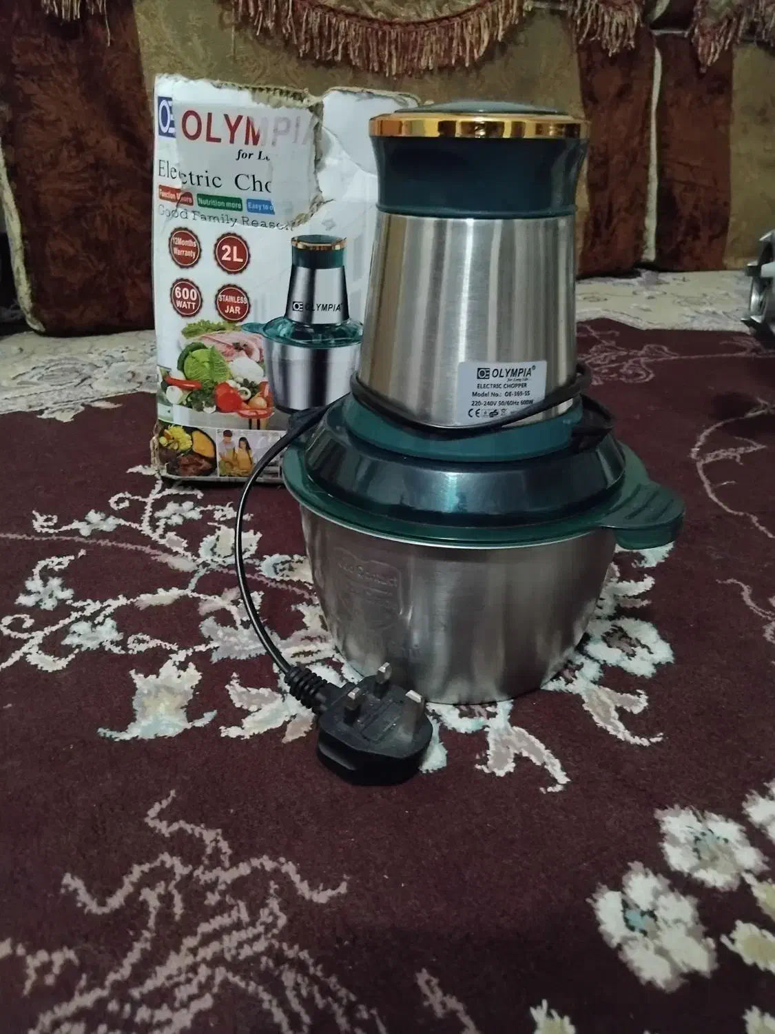 سماور برقی 6 لیتری اصلی  خرد کن|سماور، چایساز، قهوهساز|قصرشیرین, |دیوار