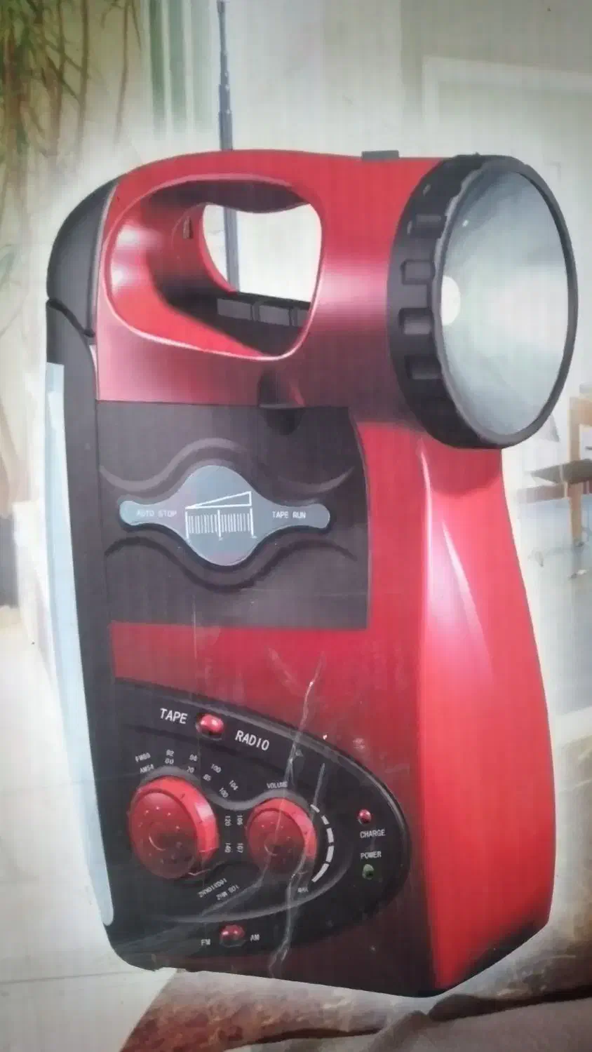 رادیو ضبط شارژی چراغ دار آکبند و دوکاست قدیمی|سیستم صوتی خانگی|تهران, شاهین|دیوار
