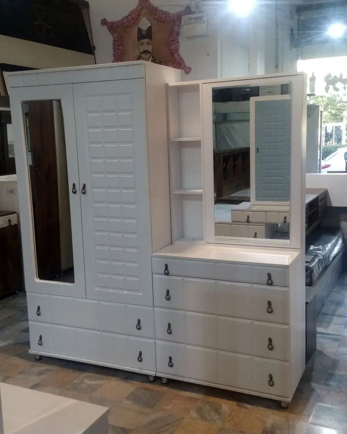 سرویس(کمدلباس دراور جاکفشی)کمد لباس چوبیتان|جاکفشی، کمد، دراور|مشهد, نکاح|دیوار