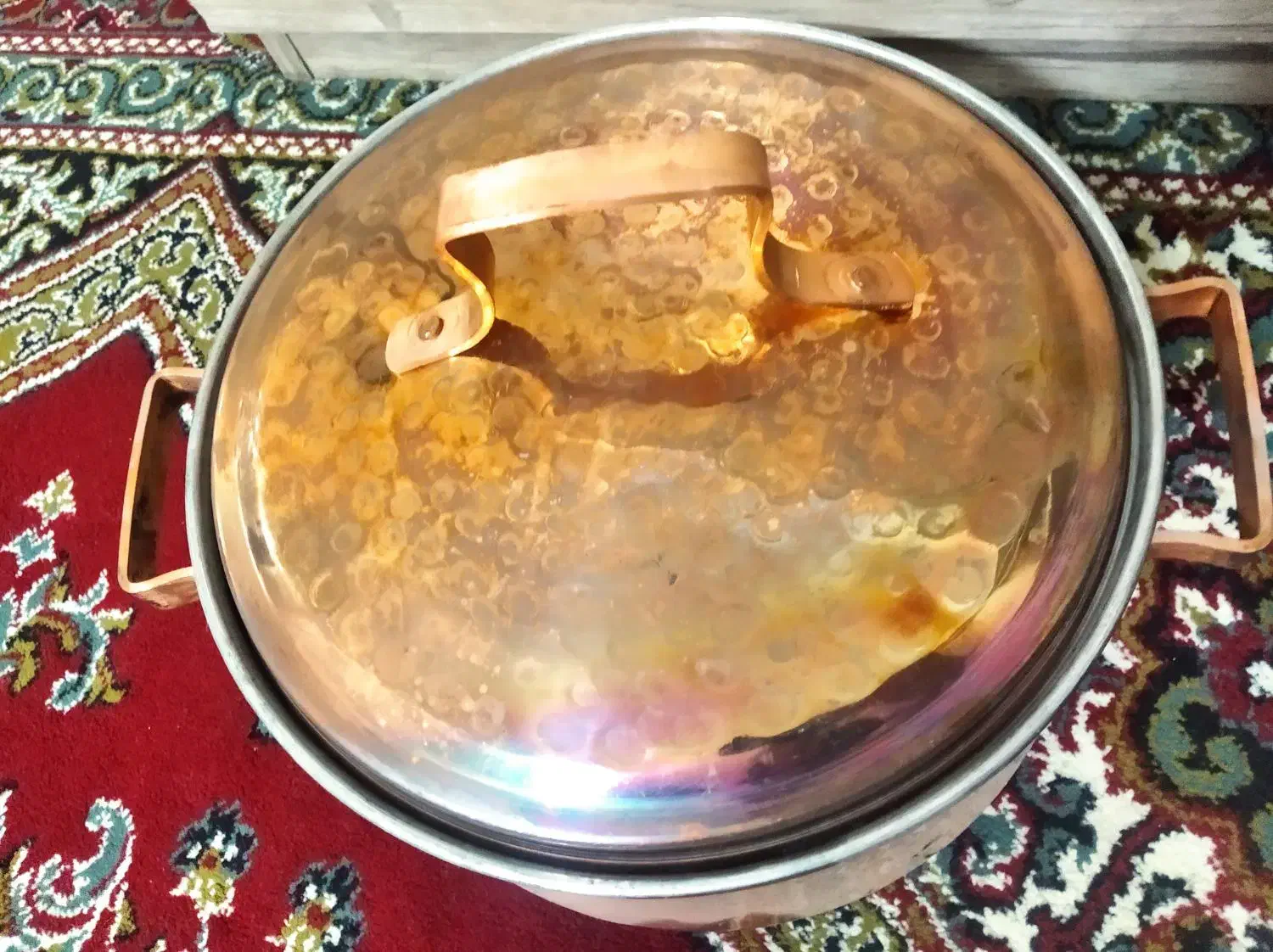 قابلمه مس|ظروف پخت‌وپز|کرمان, |دیوار