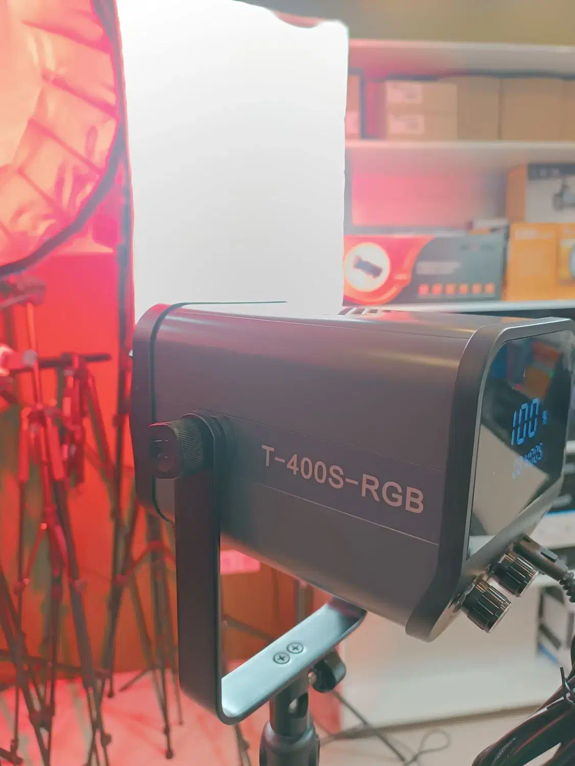 ویدیو لایت rgb  ویدیو لایت سافت باکس اکتاباکس|دوربین عکاسی و فیلم‌برداری|مشهد, اقبال|دیوار