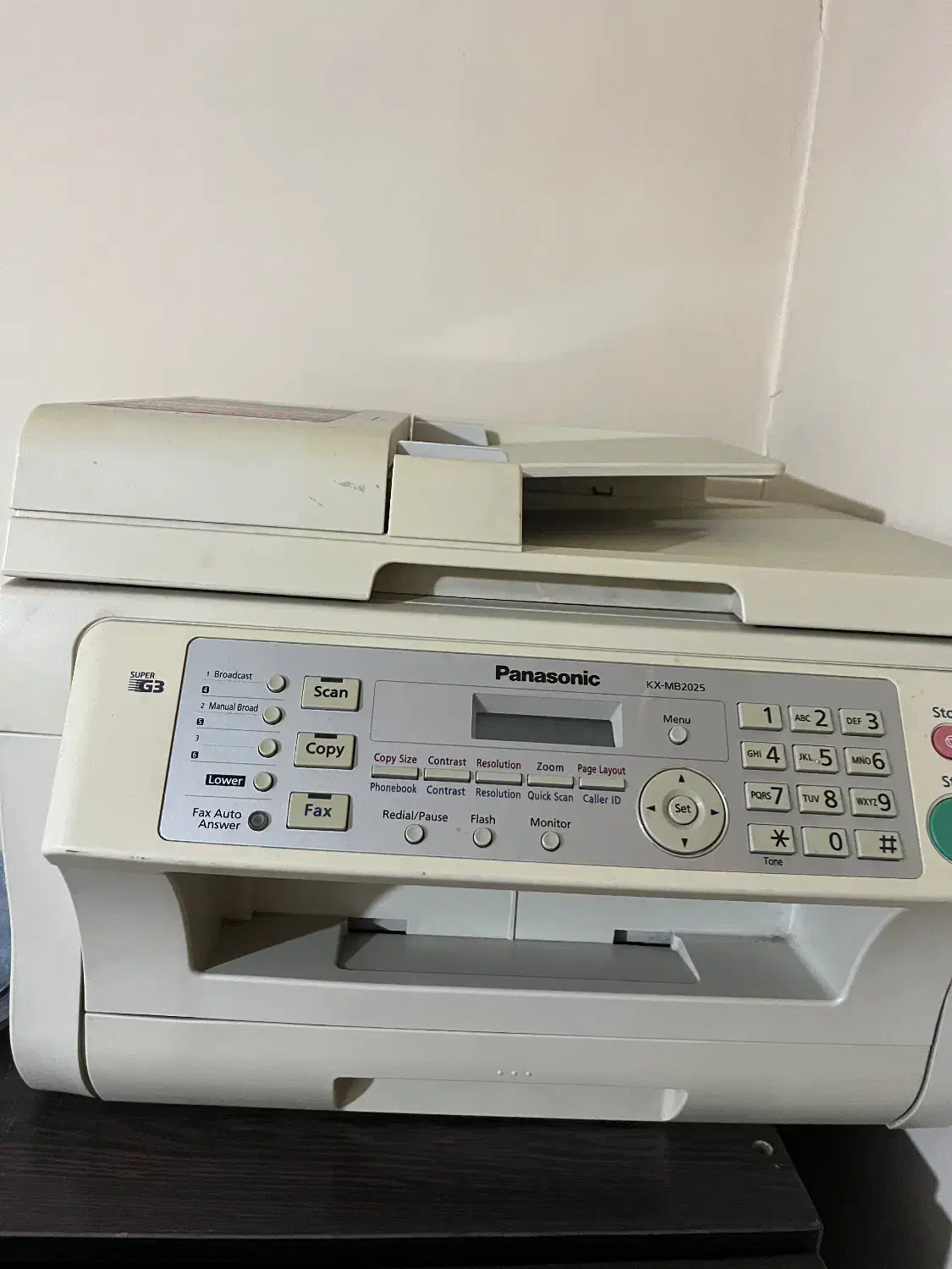 پرینتر سه کاره پاناسونیک|پرینتر، اسکنر، کپی، فکس|رشت, گلباغ نماز|دیوار