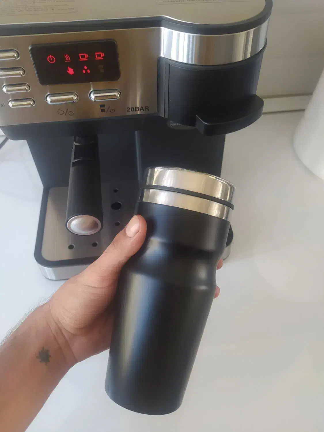 اسپرسو ساز آلمانی نیمه صنعتیRoperراپر|سماور، چایساز، قهوهساز|ایلام, |دیوار