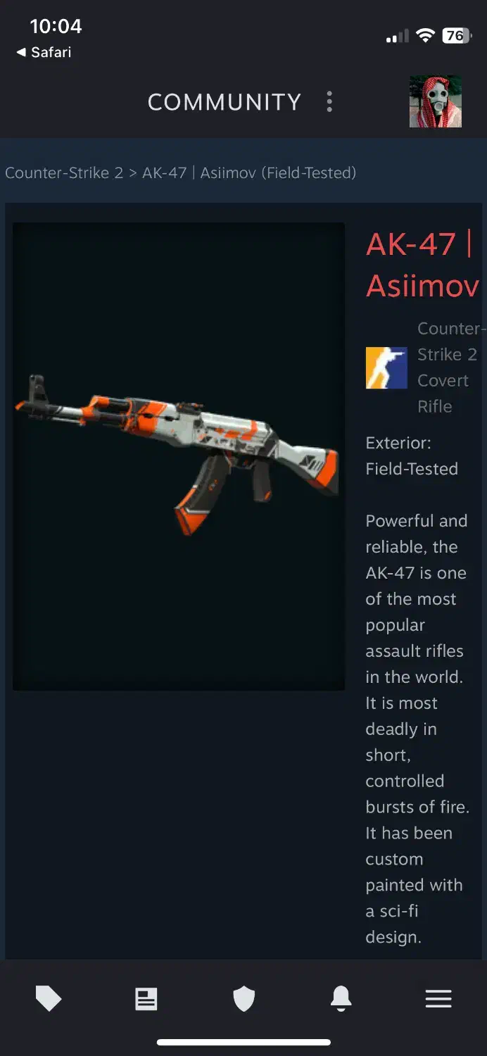 فروش اسکین cs2 دلخواه شما زیر قیمت|کنسول، بازی ویدئویی و آنلاین|تهران, شهرک غرب|دیوار