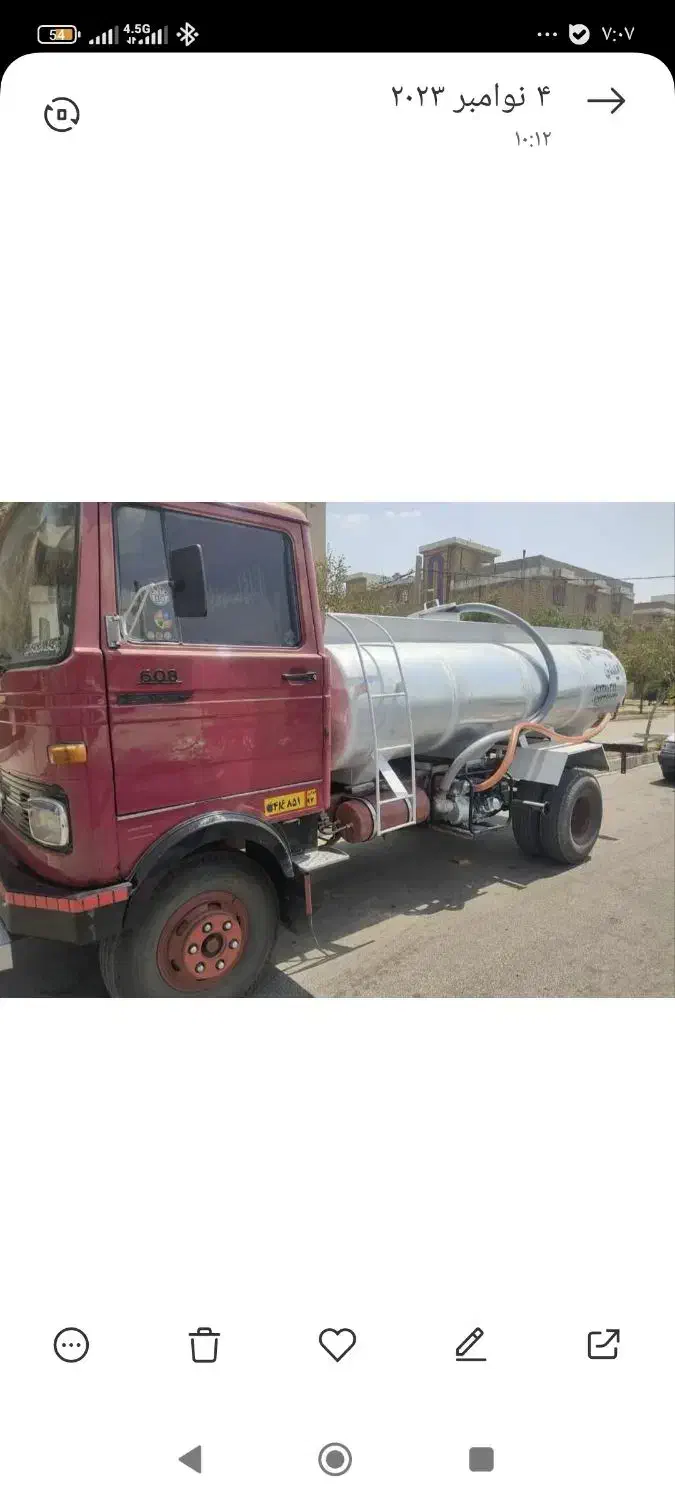 حمل آب آشامیدنی 5000 لیتری آب شرب|خدمات حمل و نقل|شیراز, شهرک گلها|دیوار