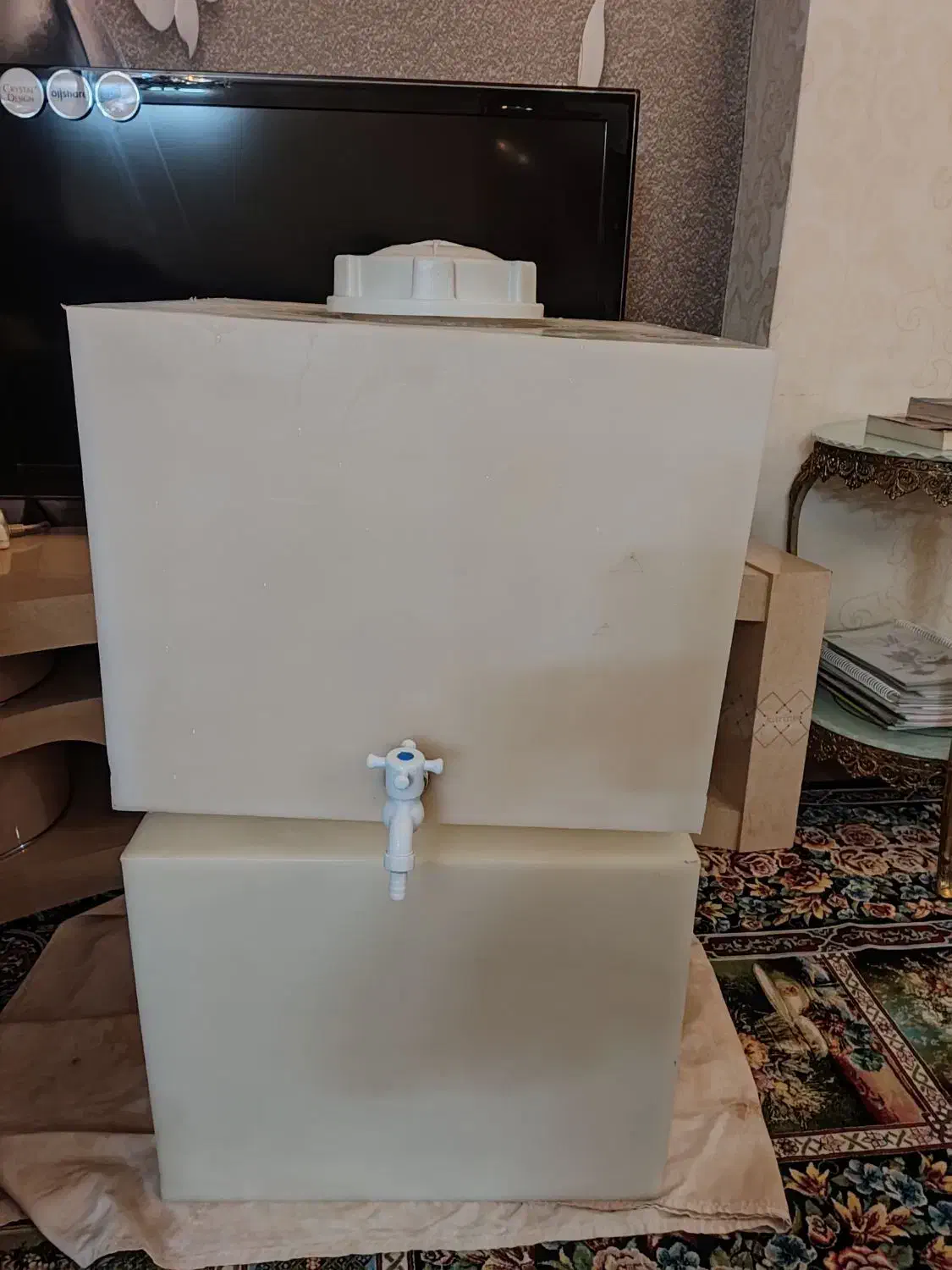 مخزن آب شیردار صد لیتری|ظروف نگهدارنده، پلاستیکی، یک‌بارمصرف|تهران, تهرانپارس غربی|دیوار