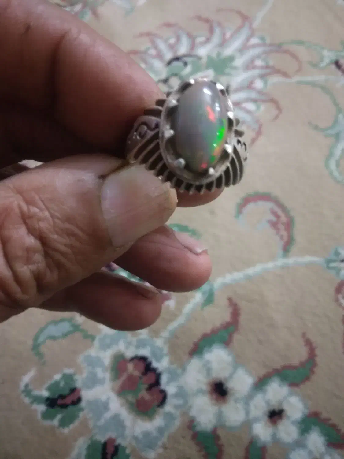 انگشترنقره اوپال|جواهرات|تهران, تهرانپارس شرقی|دیوار