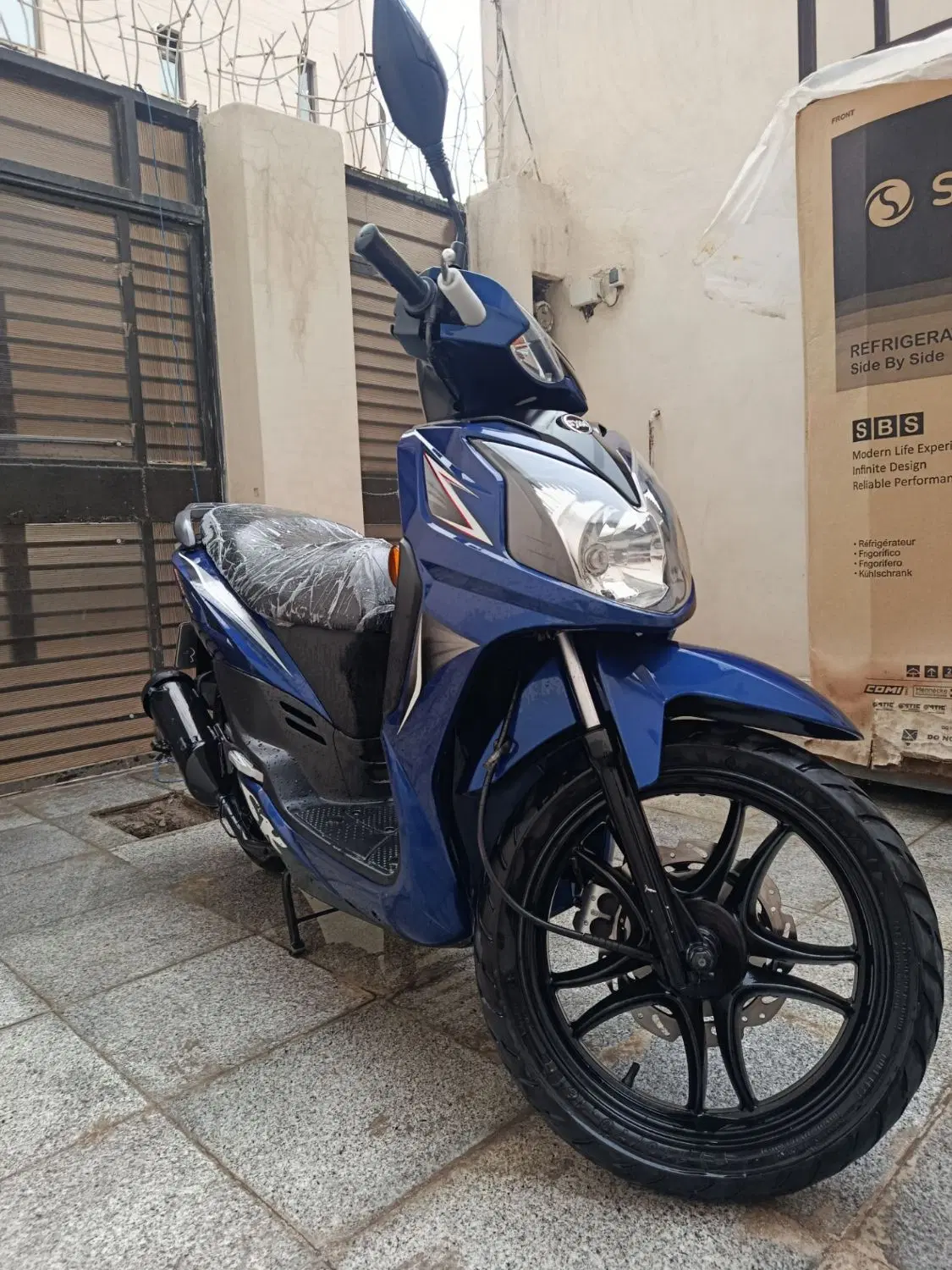 موتور شوکا sym گلکسی اتومات SR200|موتورسیکلت|مشهد, کوی پلیس|دیوار
