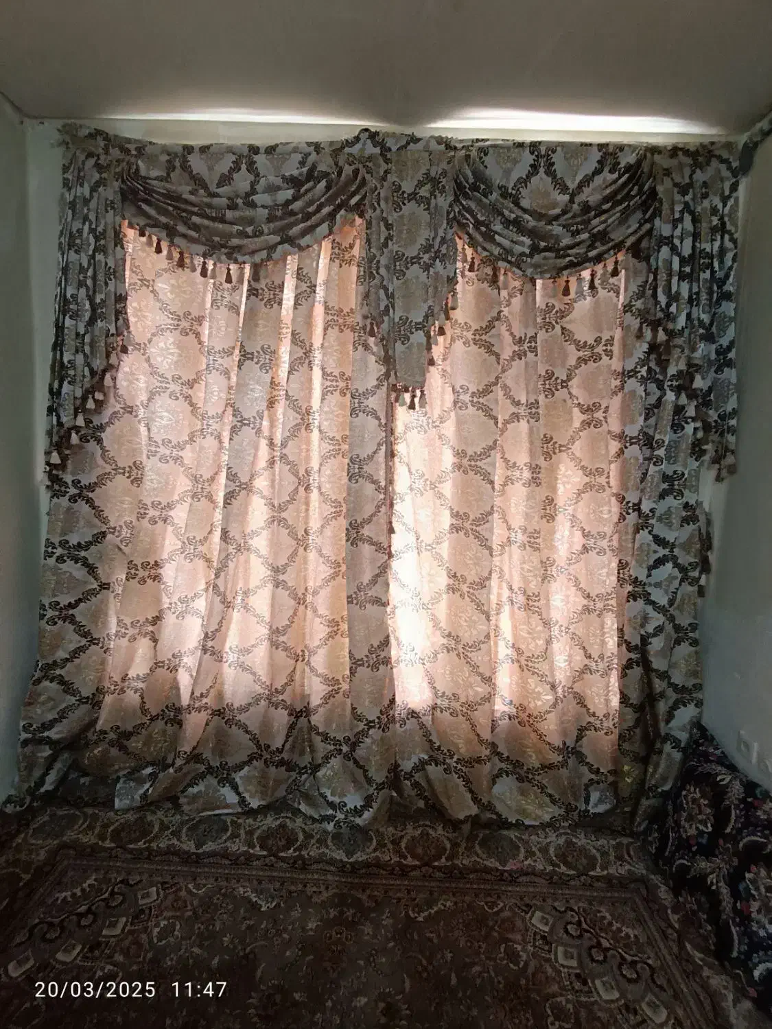 پرده|پرده، رانر، رومیزی|شیراز, نیستان|دیوار