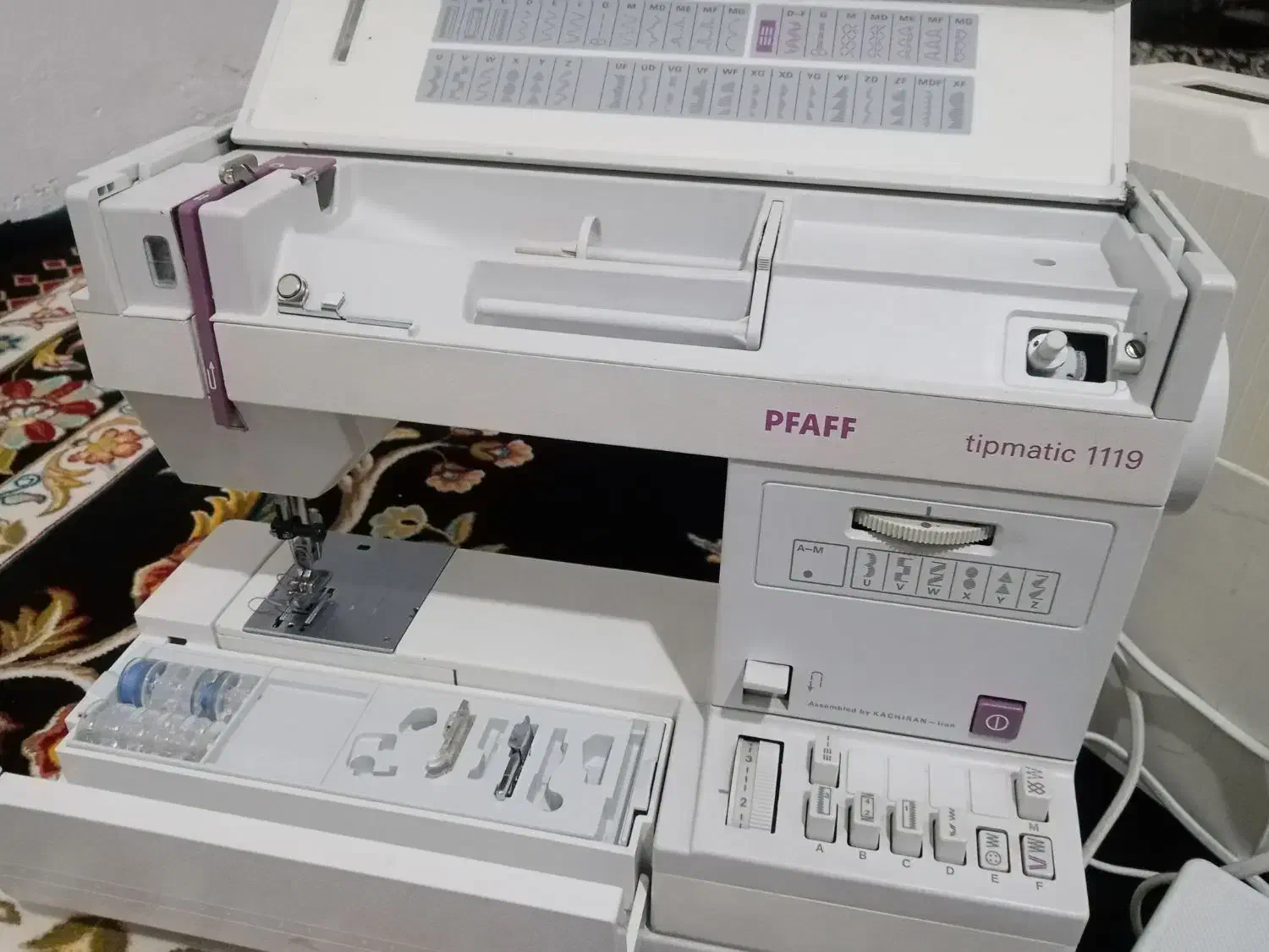 چرخ خیاطی کاچیران نیولایف اصلی در حد صفر|چرخ خیاطی و ریسندگی|رفسنجان, |دیوار