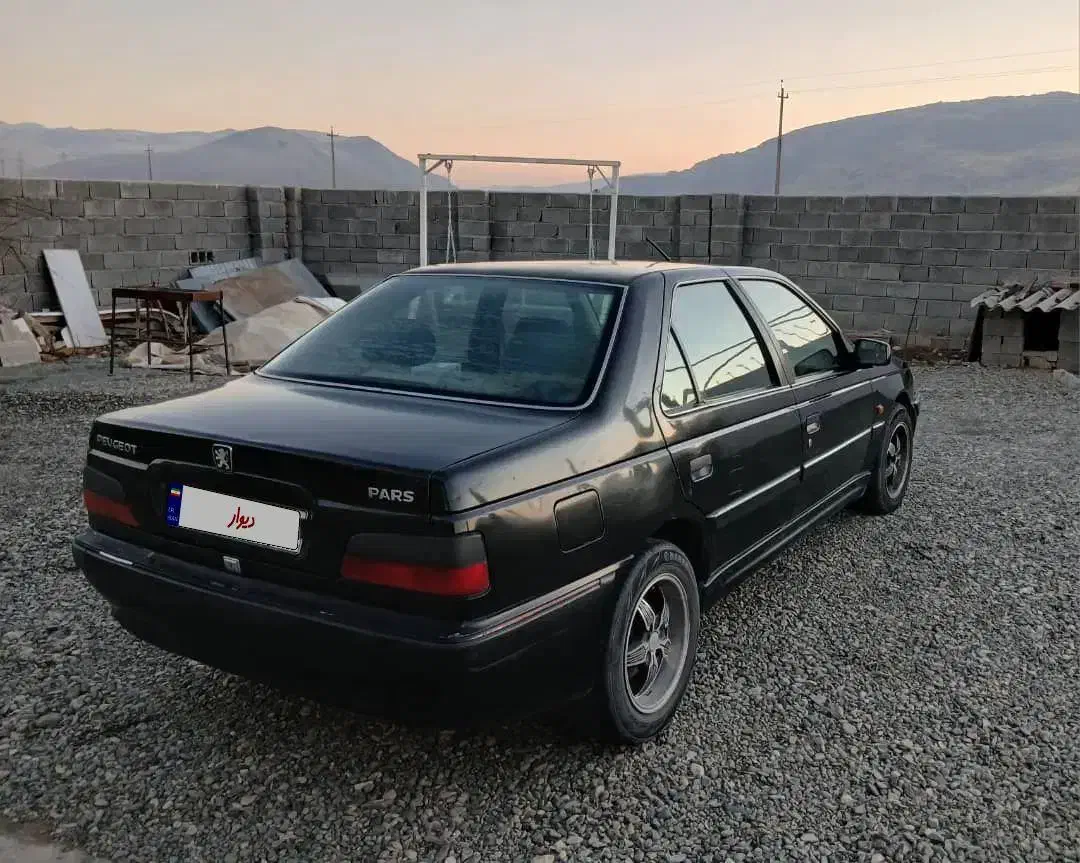 پژو پارس مشکی|خودرو سواری و وانت|سنندج, |دیوار