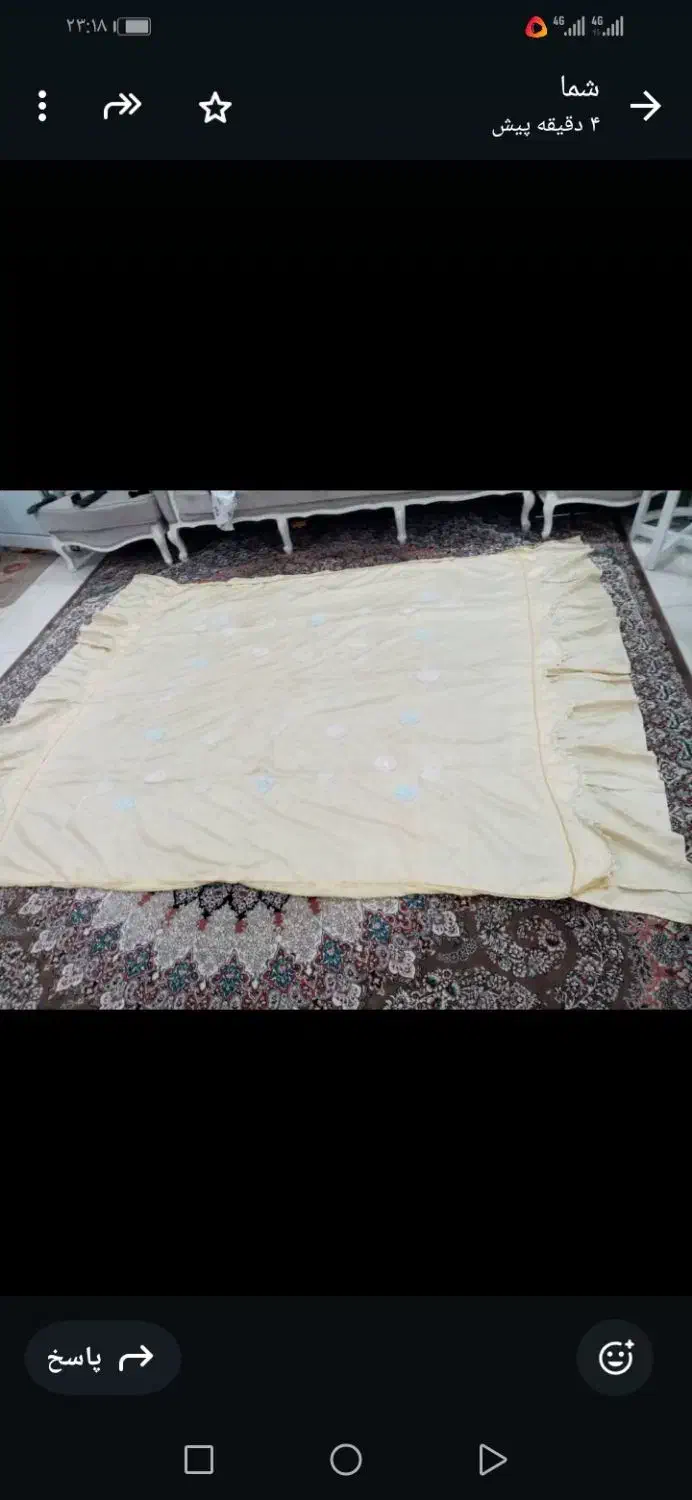 روتختی دونفره|رختخواب، بالش، پتو|شیراز, شهرک امیر کبیر|دیوار