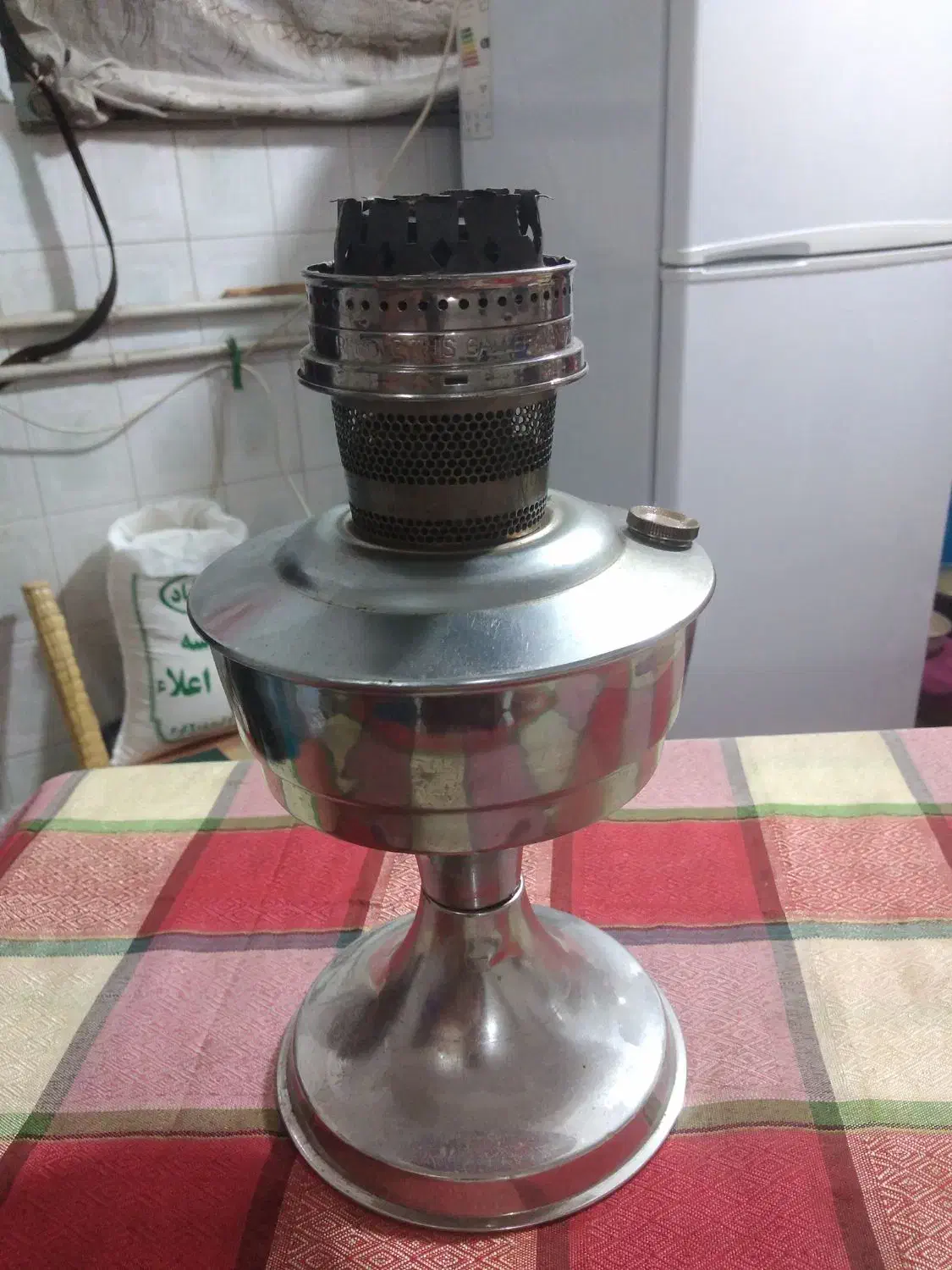 لمپا اصلی دوشیشه خورروس|کلکسیون اشیاء عتیقه|گرگان, |دیوار