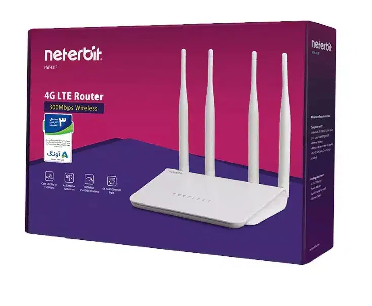 مودم سیمکارتی نتربیت 4 انتن|مودم و تجهیزات شبکه|کرج, باغستان|دیوار