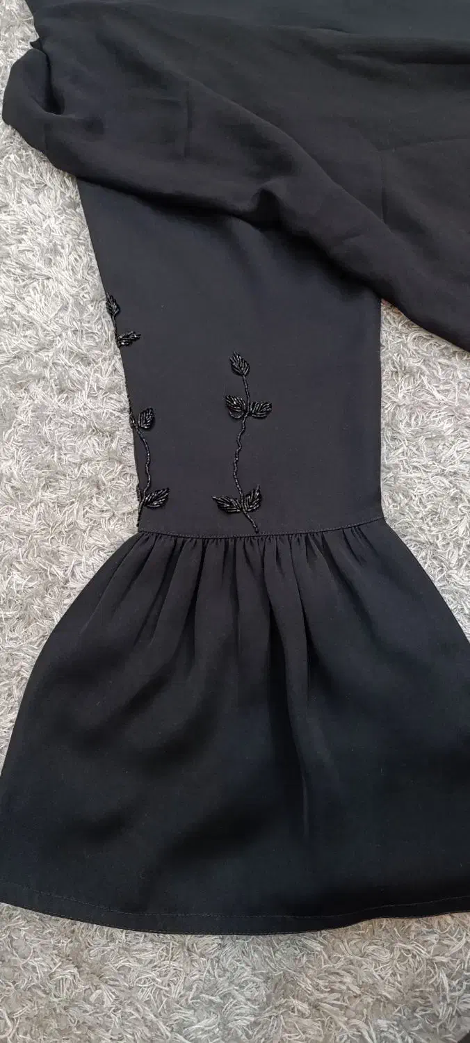 عبا زیبای مهره دوز شده با شال مهره دوزی|لباس|درگهان, |دیوار