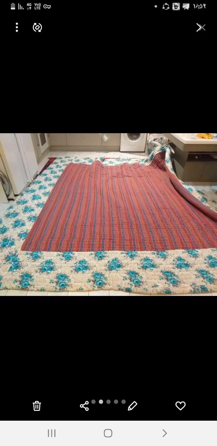 لحاف کرسی نونوپشم|رختخواب، بالش، پتو|تهران, امام زاده عبدالله|دیوار