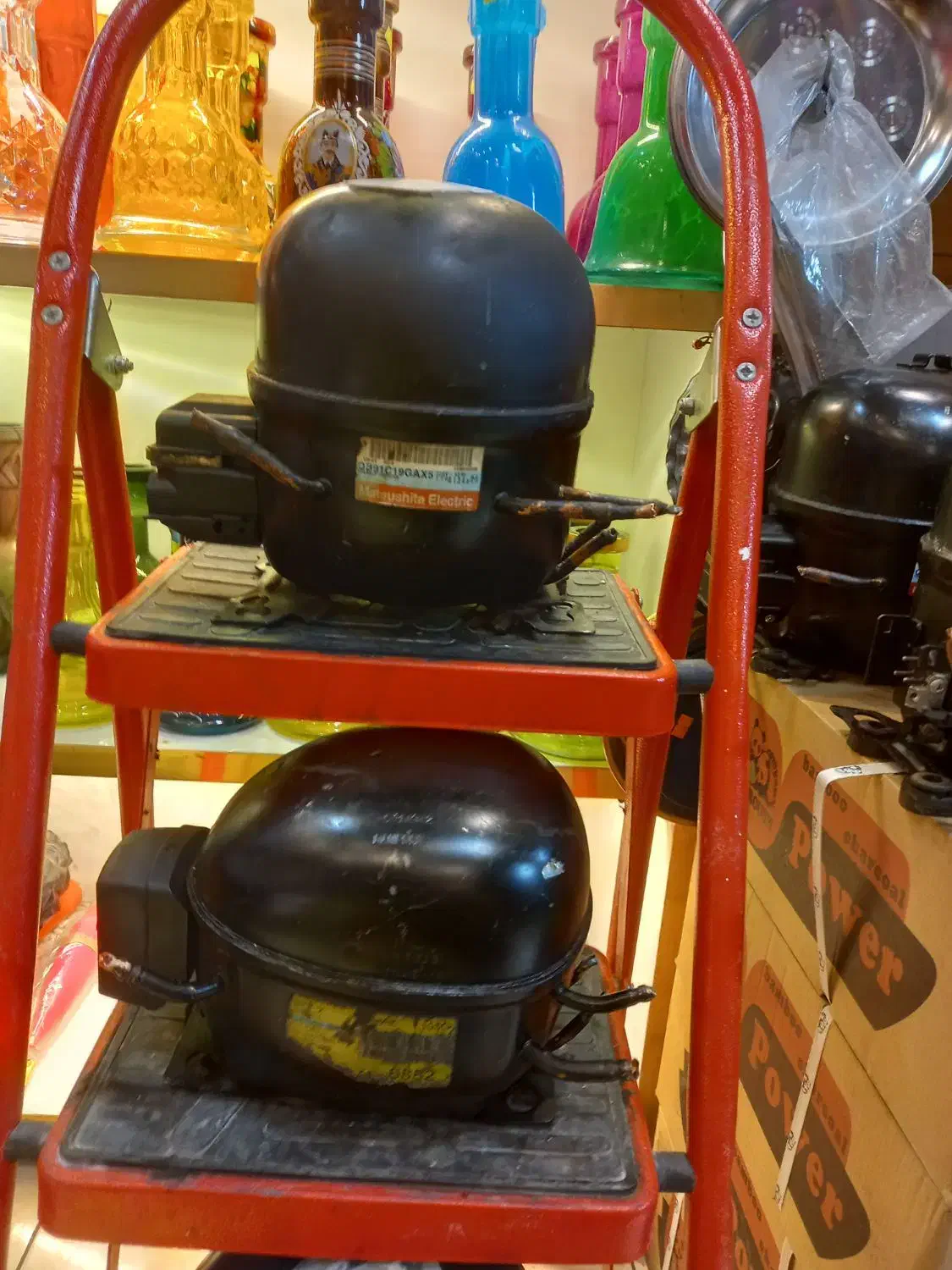 موتور یخچال یک چهارم شارژ گاز یخچال موتور ۱.۴مثبت|یخچال و فریزر|قرچک, مهدیه|دیوار