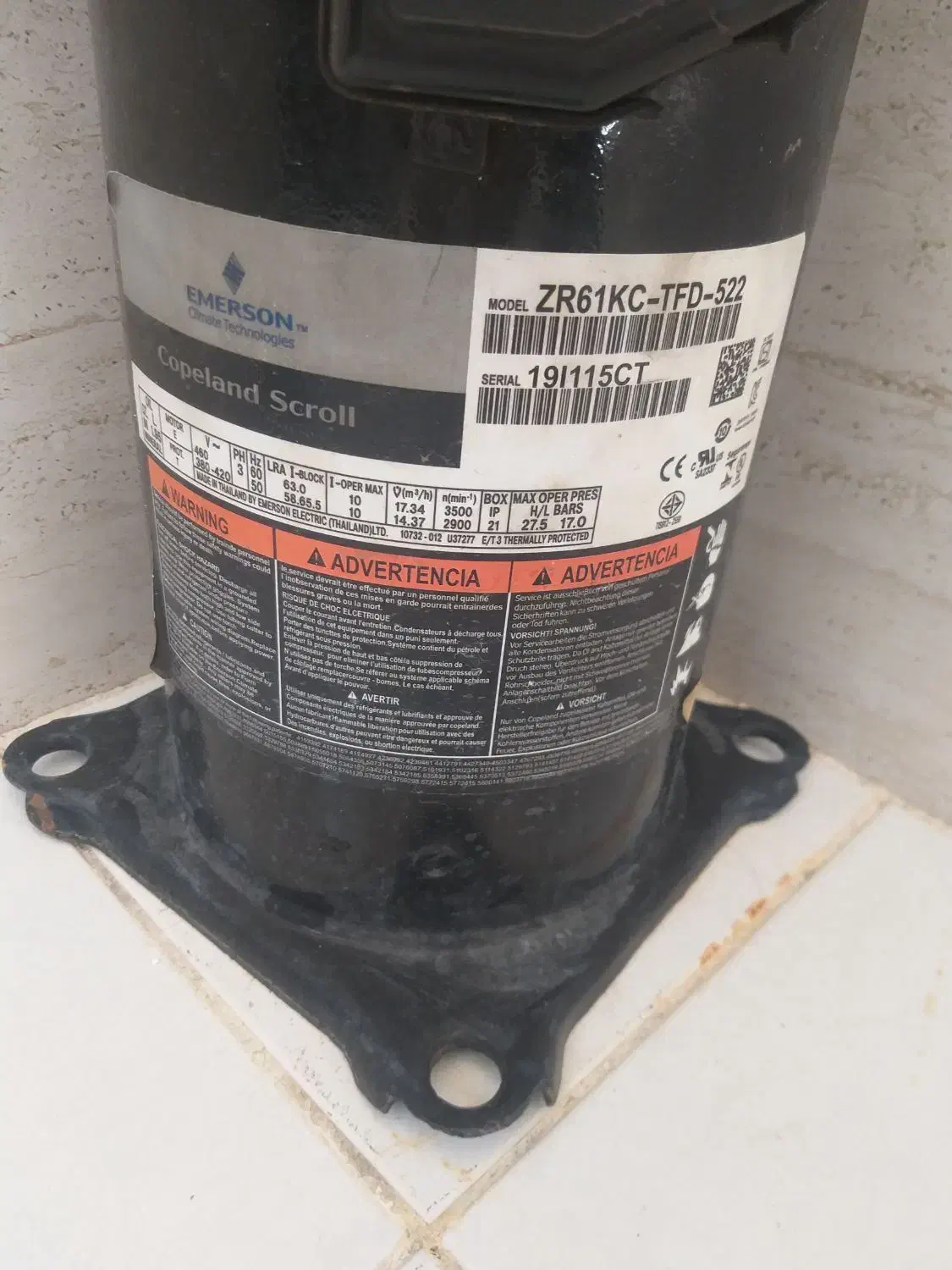 موتور کولر پیستونی ۴۸ هزار ایستاده|کولر گازی و فنکوئل|اهواز, رسالت|دیوار