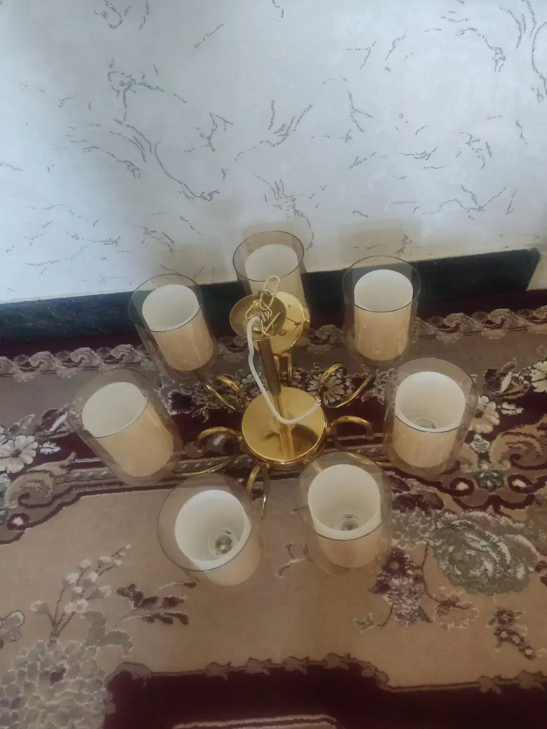 دو عدد لوستر|لوستر و چراغ آویز|تبریز, |دیوار