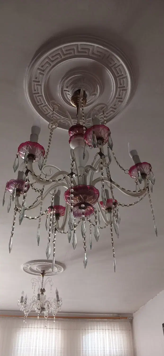 لوستر|لوستر و چراغ آویز|قم, نخودی|دیوار