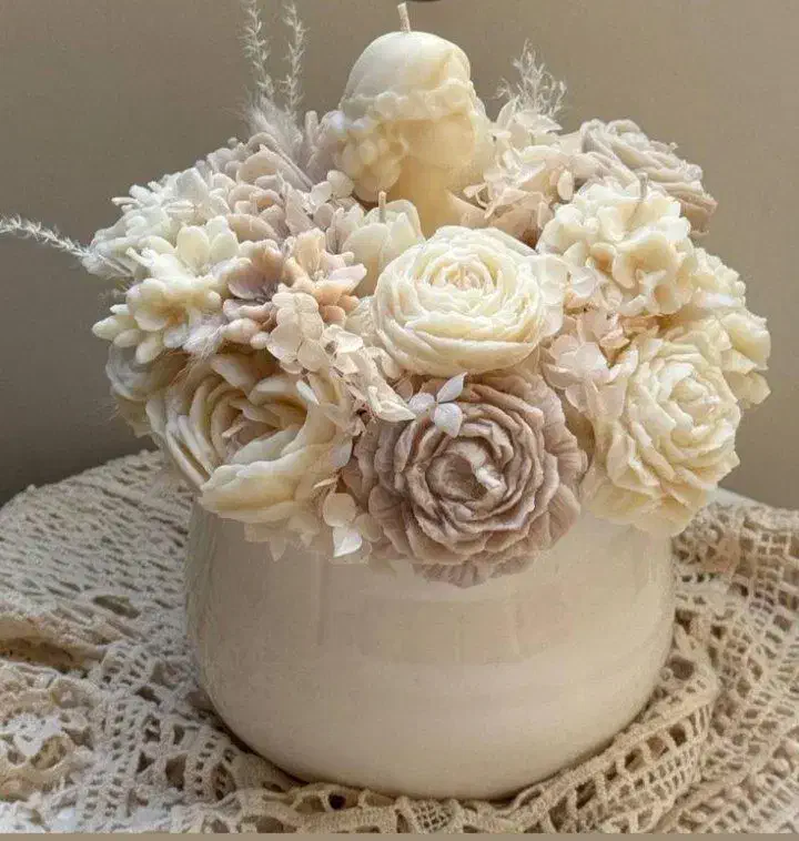 باکس گل شمعی روز مادر+شمع یلدایی|صنایع دستی و سایر لوازم تزئینی|بجنورد, |دیوار