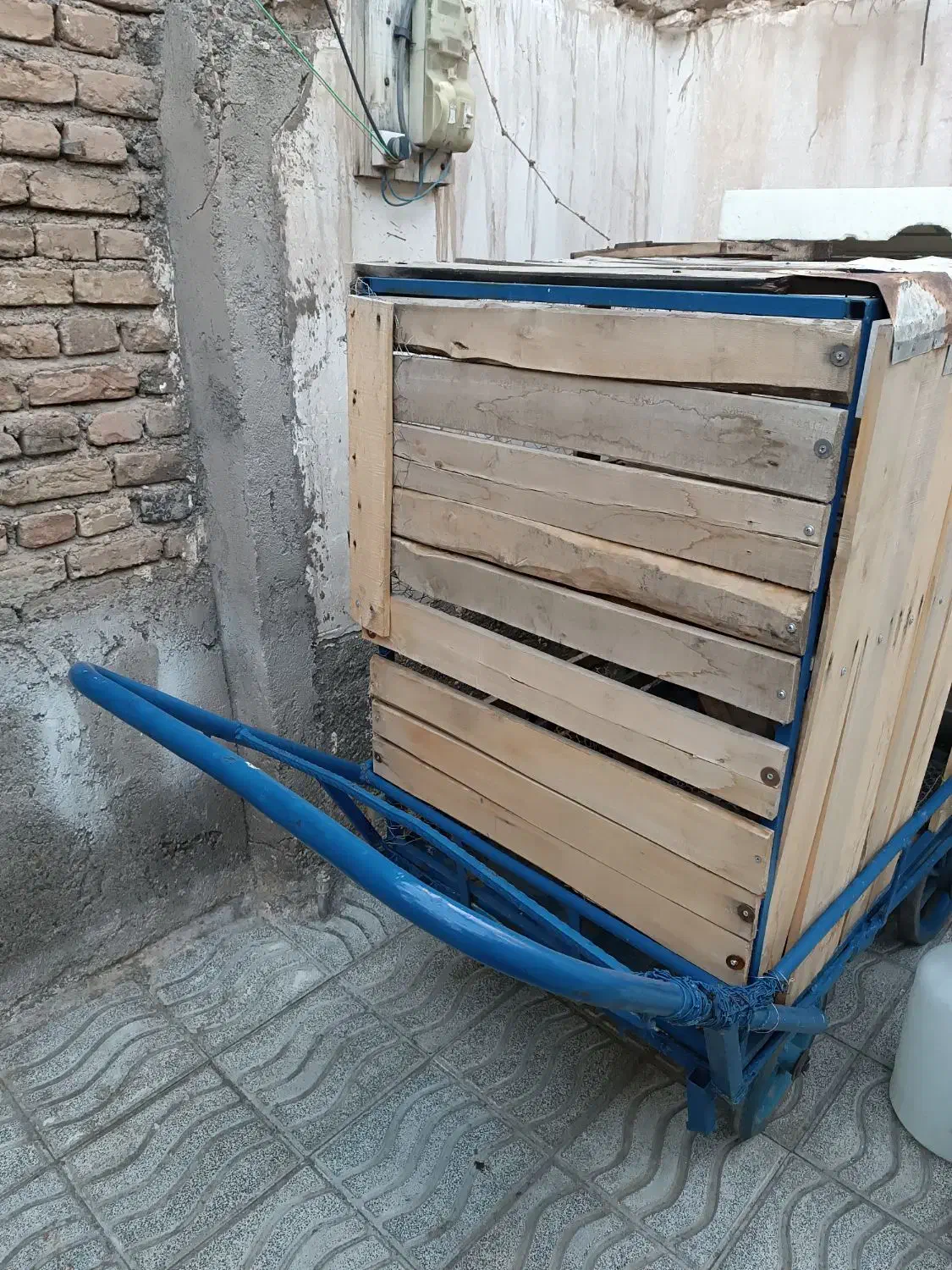 چهارچرخ.همراه‌باقفس.دوطبقه|لوازم جانبی حیوانات|شوط, |دیوار