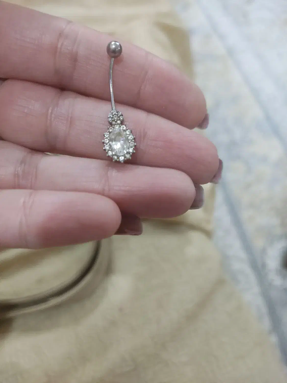 پرسینگ ناف نقره|جواهرات|پاکدشت, پاکدشت (مامازند)|دیوار