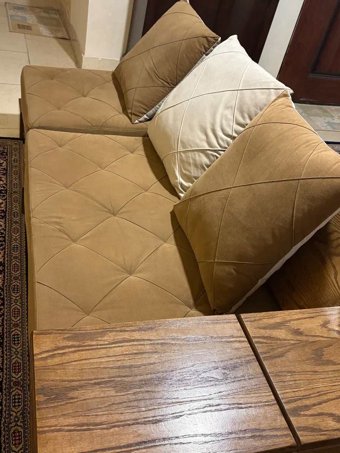 فروش مبلمان‌۸نفره چوب روسی|مبلمان خانگی و میز عسلی|شاهرود, |دیوار