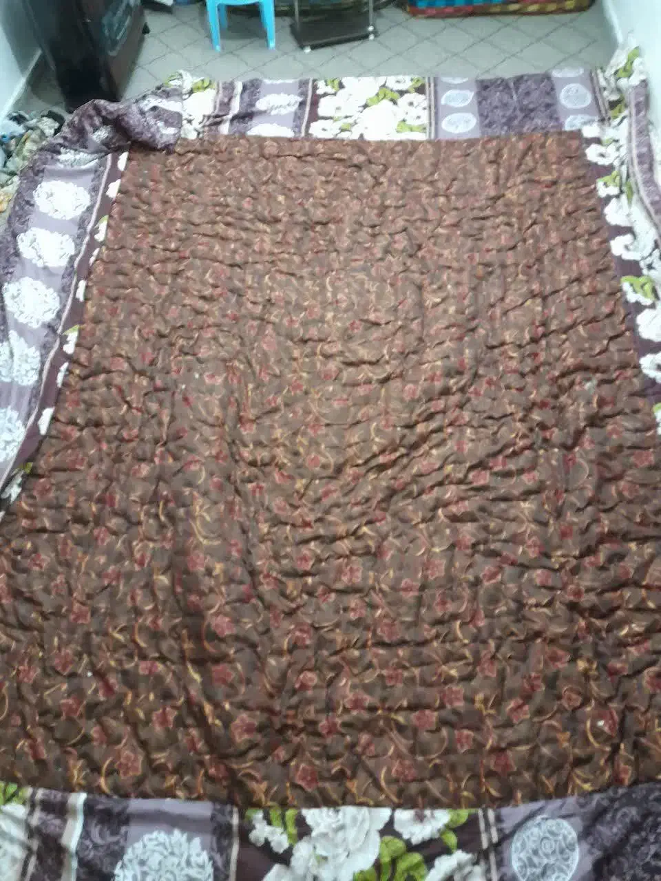 لحاف کرسی دست دوز|رختخواب، بالش، پتو|بن, |دیوار