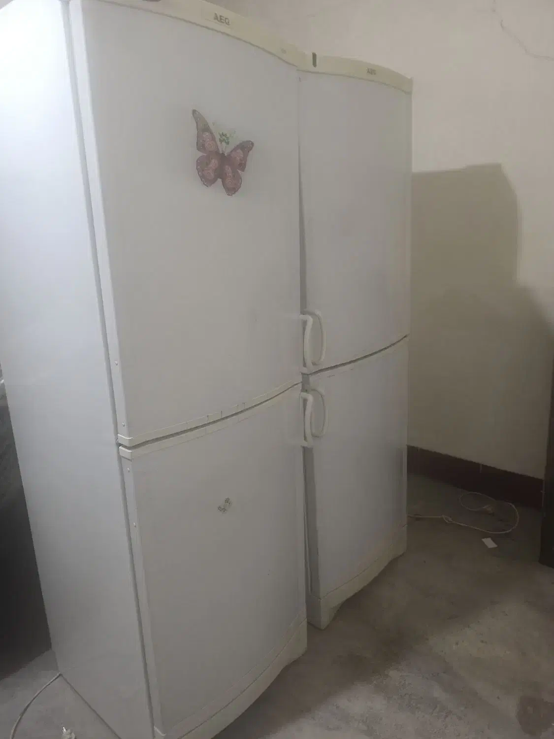 یخچال دو قلو|یخچال و فریزر|بم, |دیوار