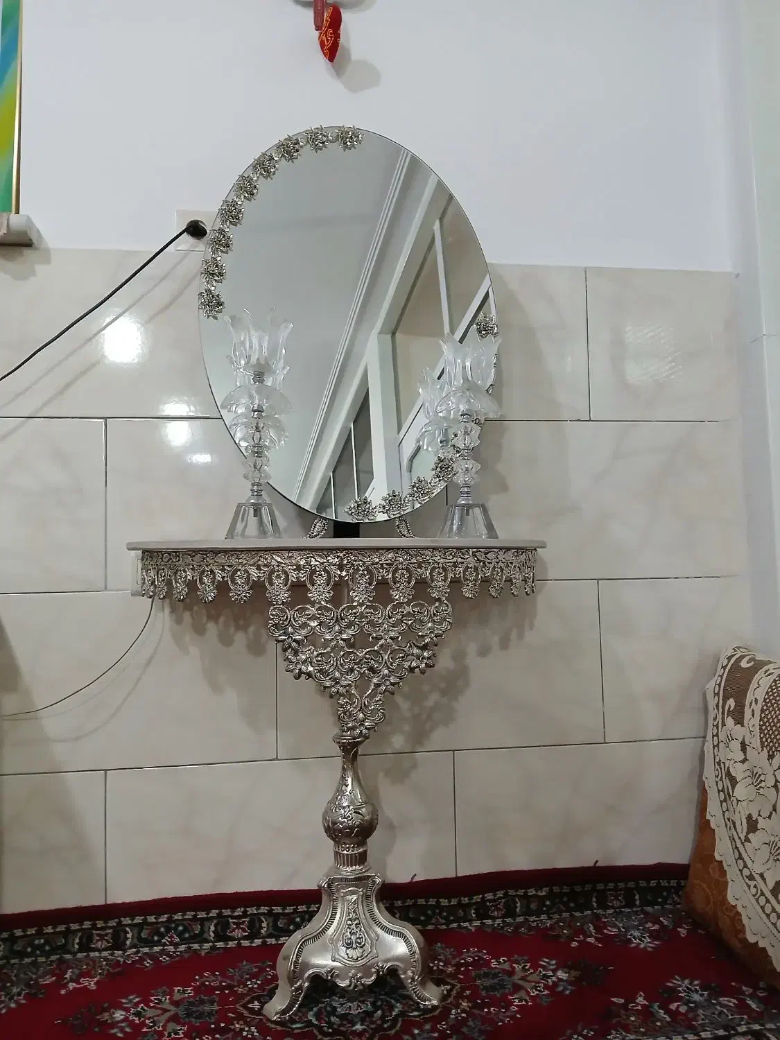 اینه و شعمدان|آینه|اردبیل, |دیوار