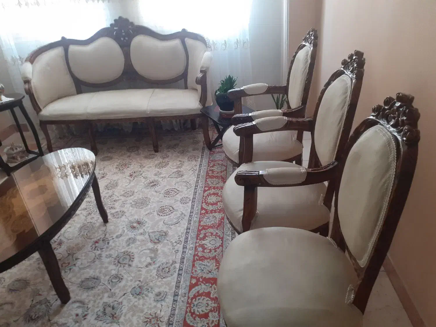 مبل استیل مدل فرحی ۹نفره به همراه سرویس ۴نفره|مبلمان خانگی و میز عسلی|تهران, هفده شهریور|دیوار