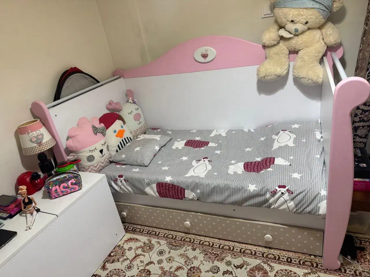 سرویس چوب تخت و کمد بچه نوی نو برند آپادانا|تخت و صندلی بچه|تهران, فردوس|دیوار