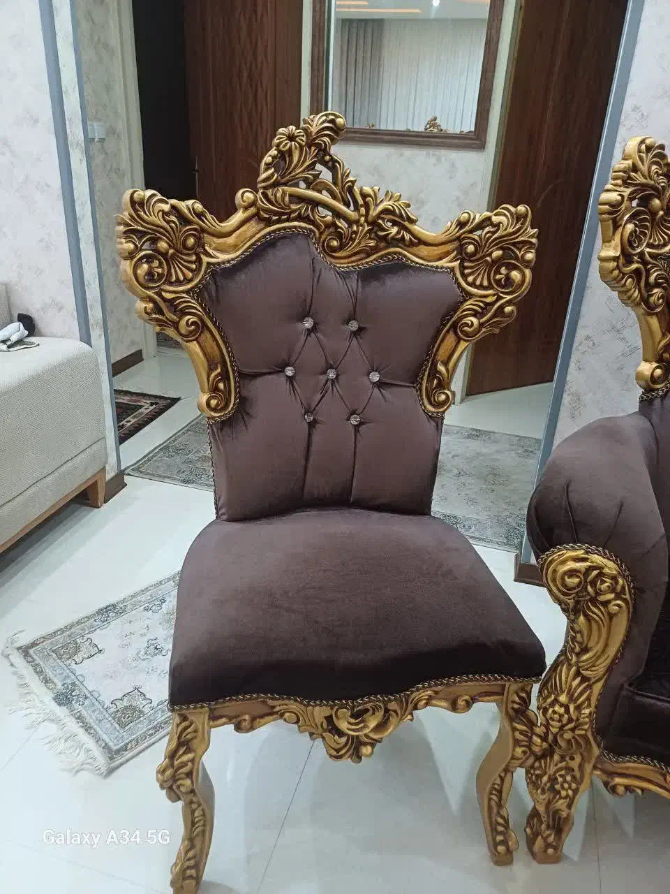 مبل سلطنتی ۹نفره|مبلمان خانگی و میز عسلی|اراک, |دیوار