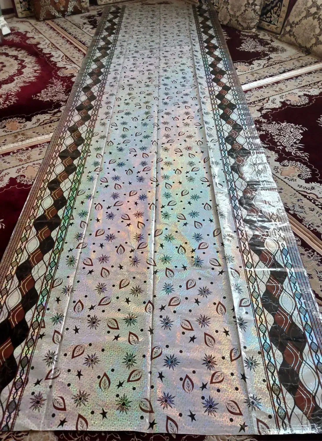 ۲ عدد سفره مجلسی ۵ متره ( نو ) بسیار زیبا و شیک|سفره، حوله، دستمال آشپزخانه|تهران, نظامآباد|دیوار