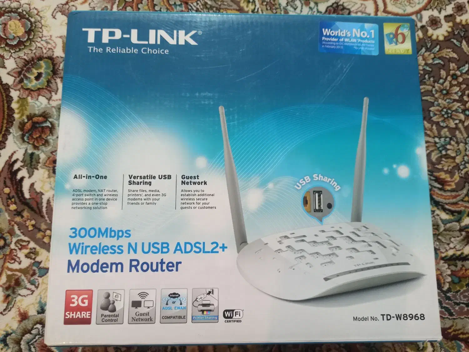 مودم Adsl دو آنتن|مودم و تجهیزات شبکه|نیشابور, شهرک بهداری|دیوار