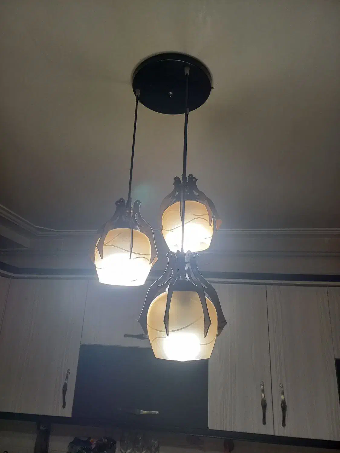 لوستر آشپزخانه|لوستر و چراغ آویز|زنجان, |دیوار