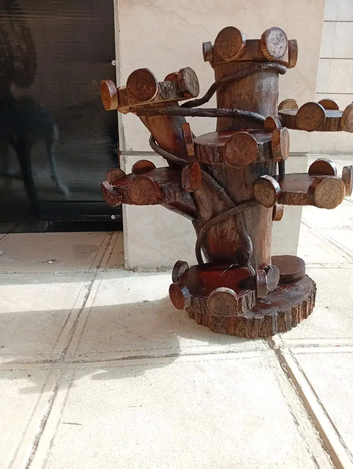 استند چوبی|بوفه، ویترین، کنسول|شاهینشهر, شهرک گلدیس|دیوار