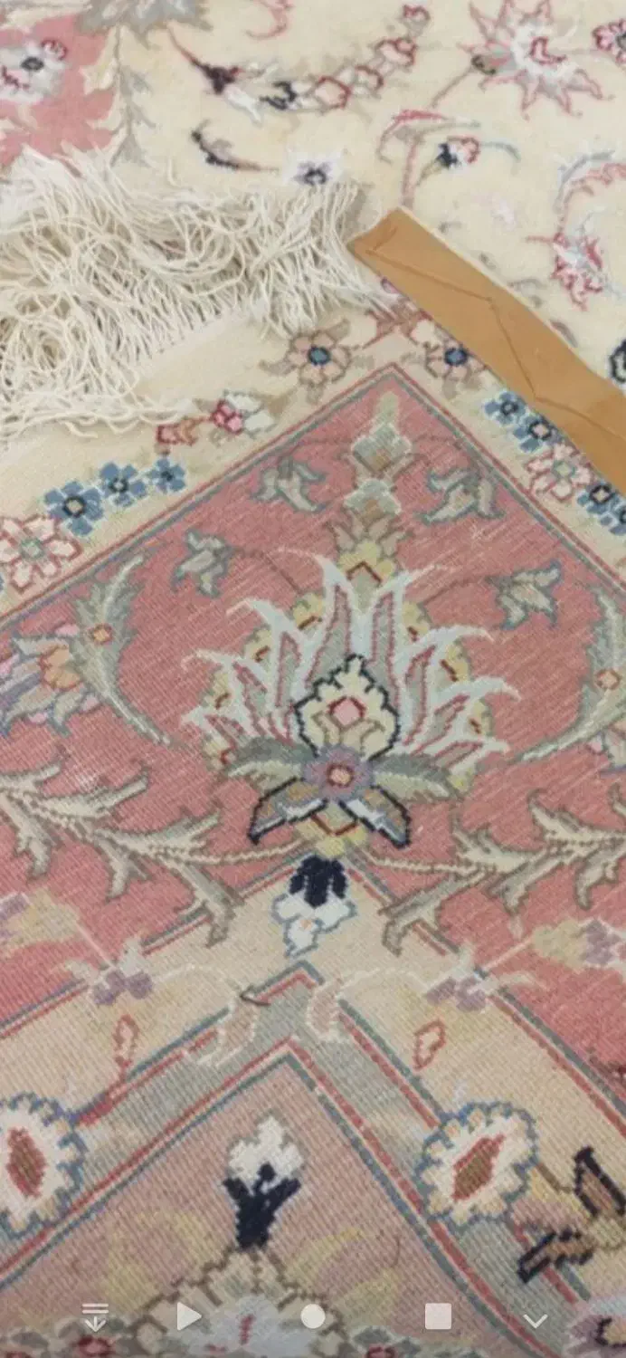 دستباف۲در۳گل ابریشم|فرش|مشهد, پایین خیابان|دیوار