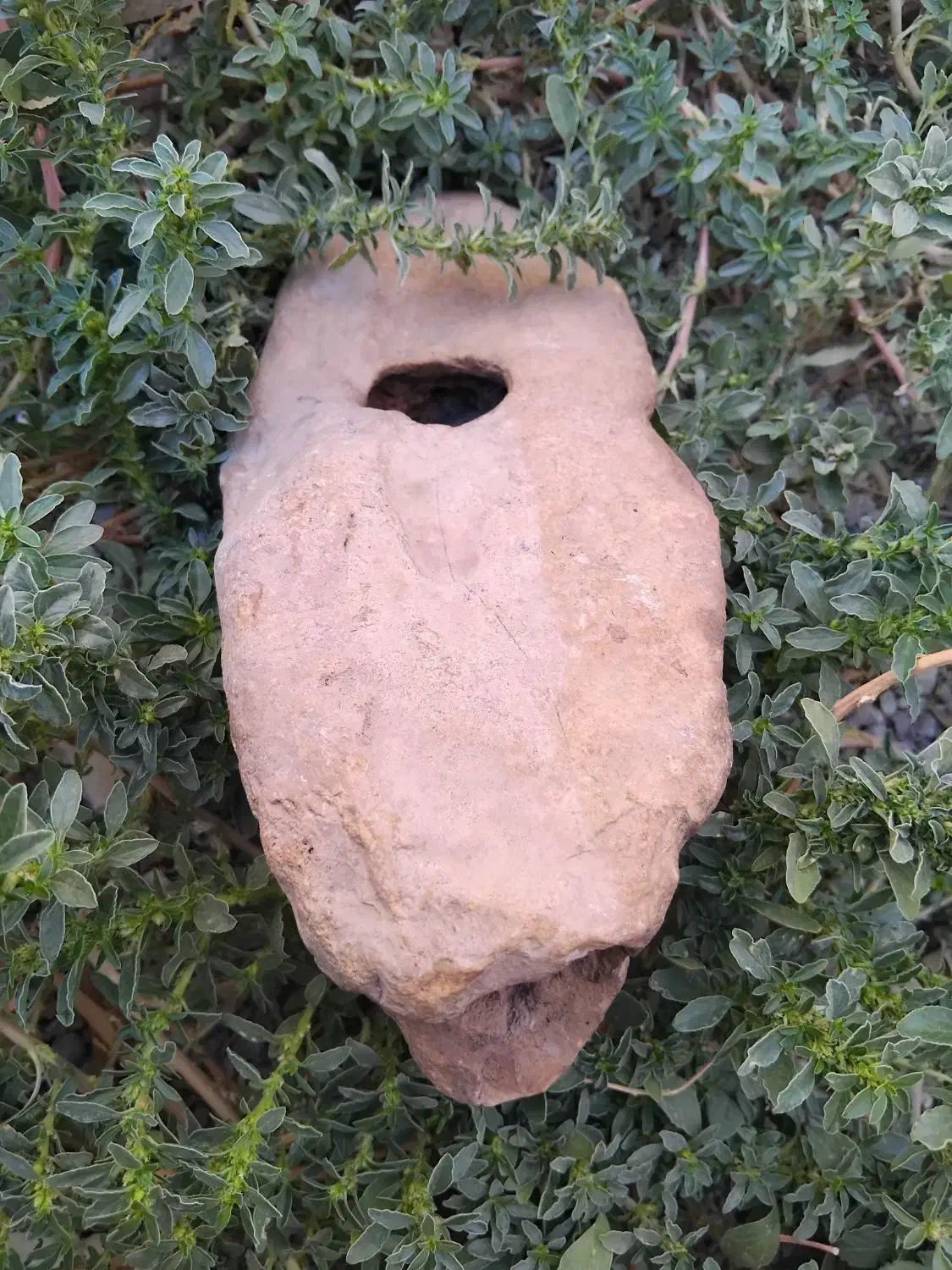 پی سوز سنگی باستان قدیمی|کلکسیون اشیاء عتیقه|خرمآباد, |دیوار