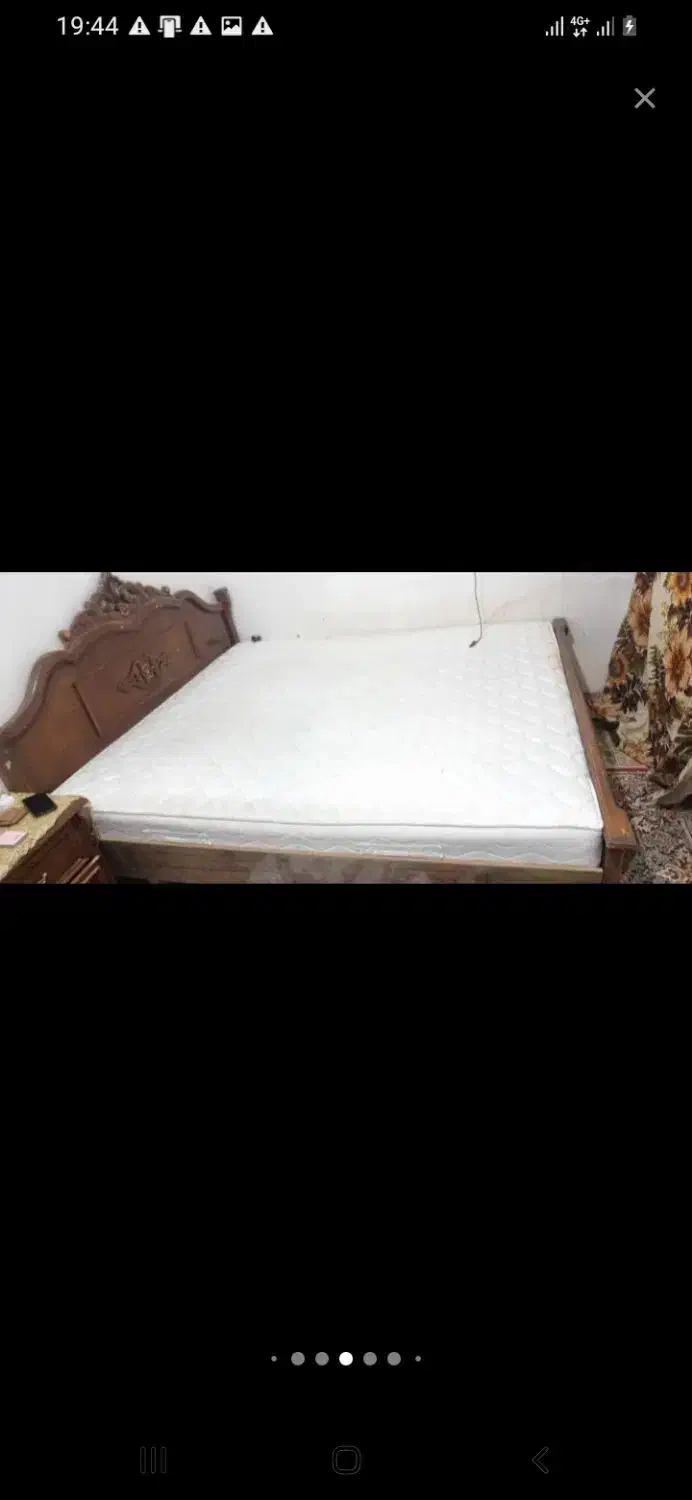 تخت و تشک دونفره رویا|تخت و سرویس خواب|زرند, |دیوار