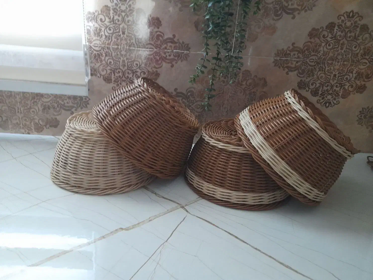 سبد های دست بافت|صنایع دستی و سایر لوازم تزئینی|شهریار, رزکان|دیوار